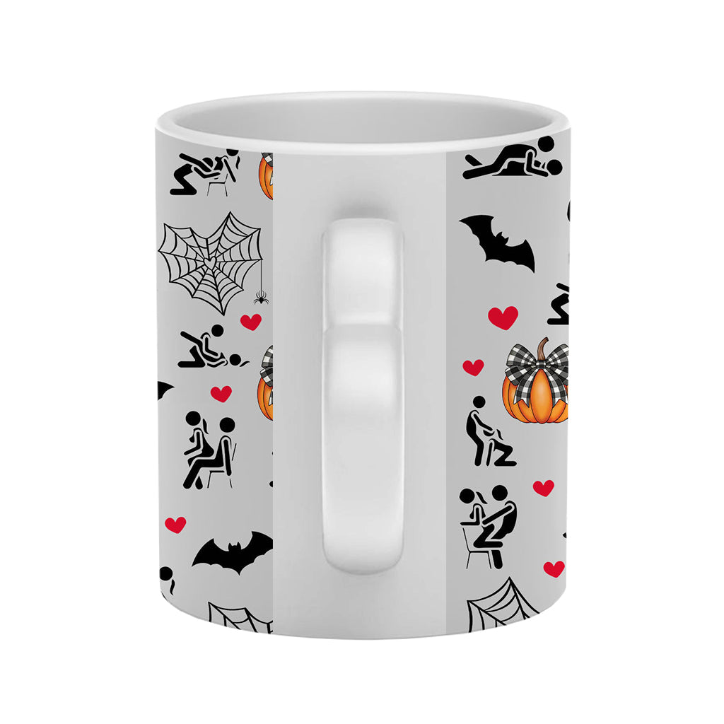 Till Death Do Us Part - Personalized Couple Heart Handle Mug