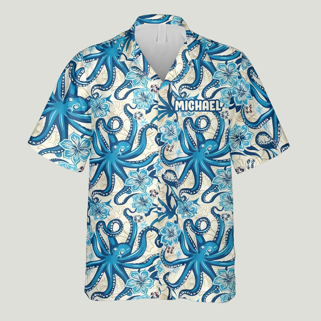Cool Octopus - Personalized Sea Lover Hawaiian Shirt