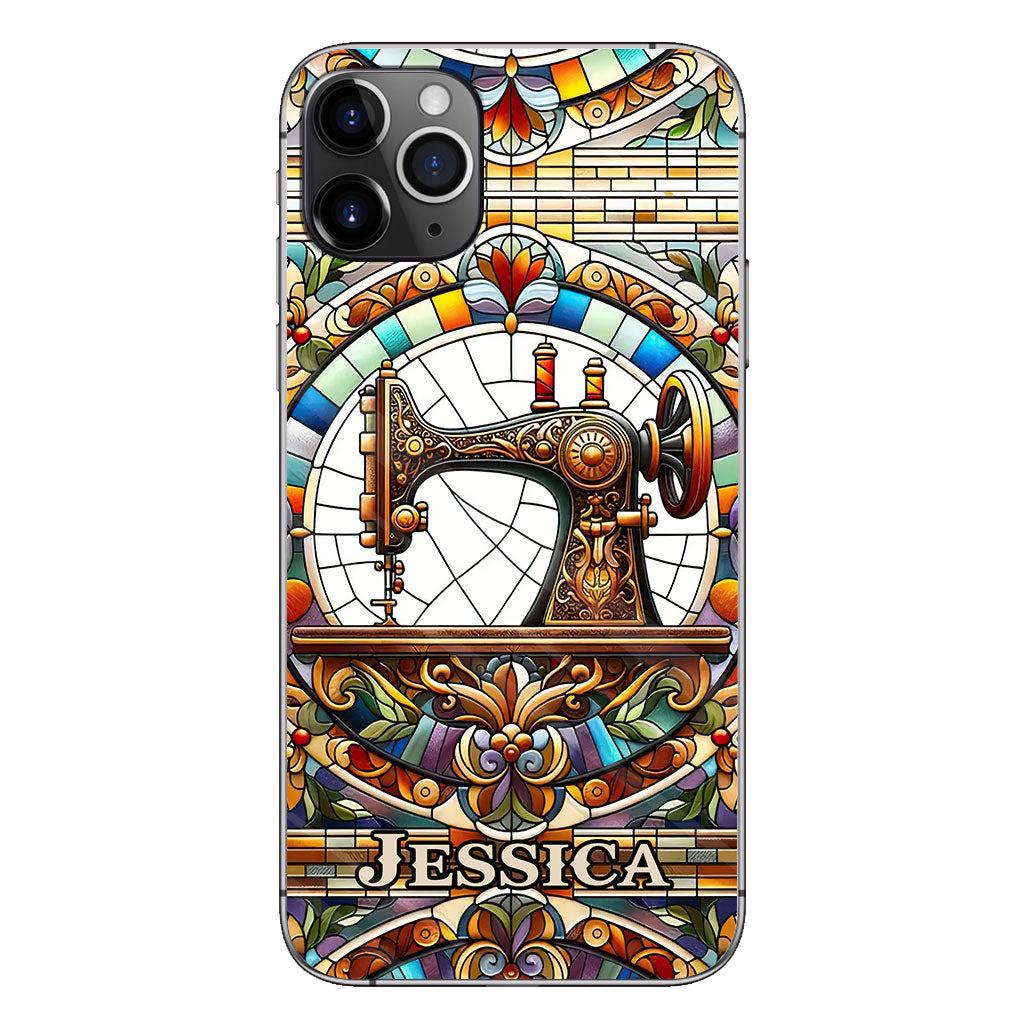 Colorful Sewing Machine - Personalized Sewing Phone Case