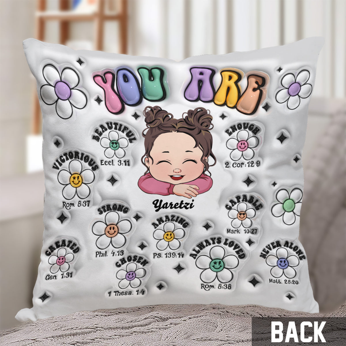 You Are Always Loved - Personalized Kid Throw Pillow