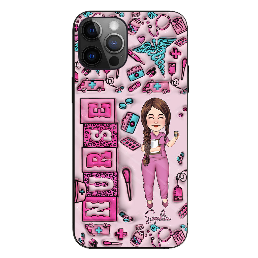 Nurse Life - Personalized Nurse Clear Phone Case
