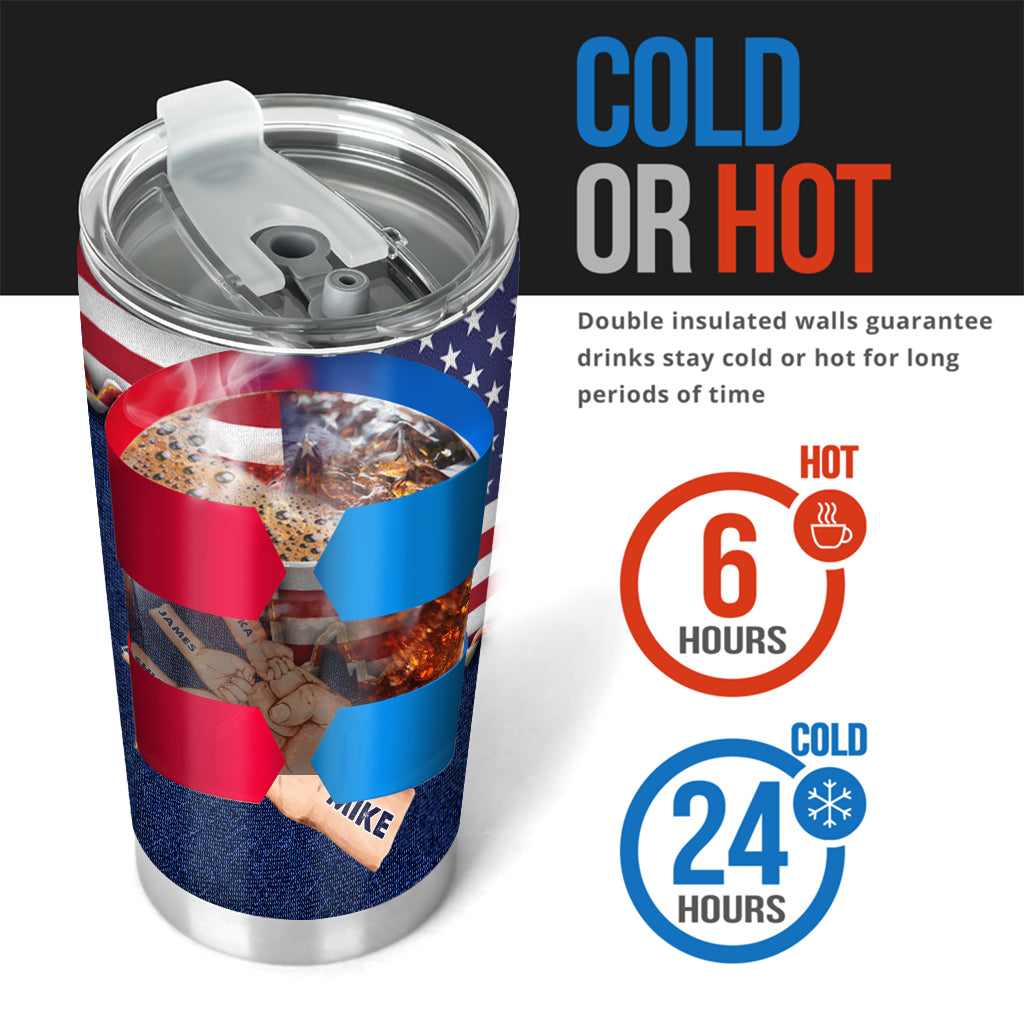 Daddy's Team - Personalized Father Tumbler