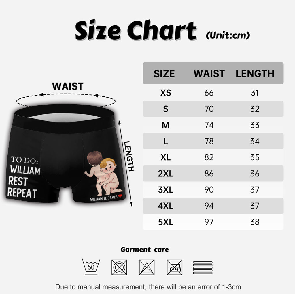 To Do List - Personalized LGBT Support Men’s Boxer Briefs