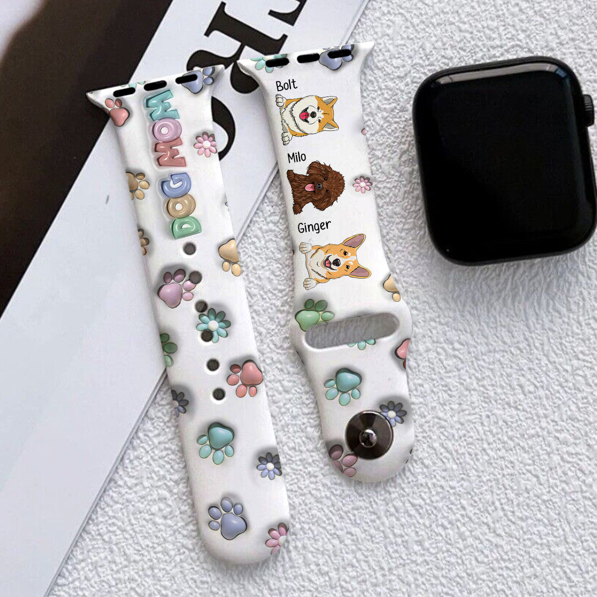 Pet Mom - Personalized Dog Apple Watch Band