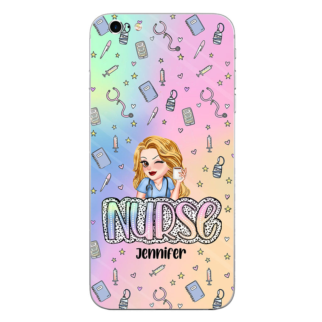 Nurse Life - Personalized Nurse Clear Phone Case