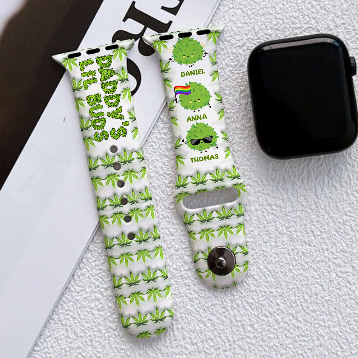 Dopest Dad Ever - Personalized Father Apple Watch Band