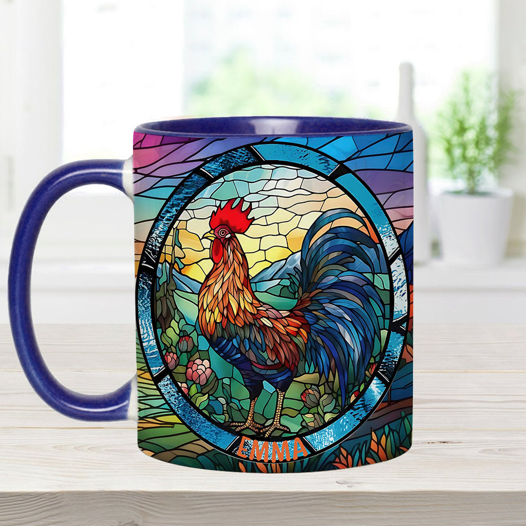 Love Chicken - Personalized Chicken Accent Mug