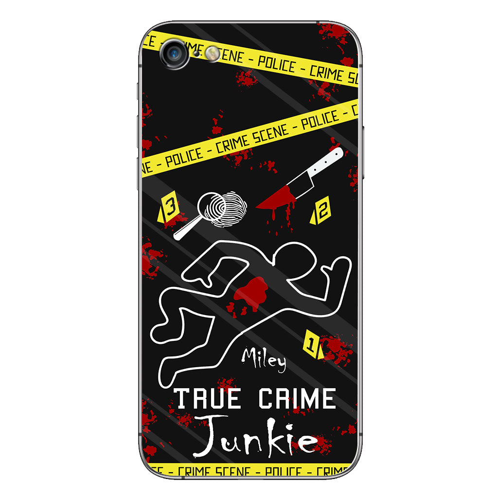 True Crime Junkie - Personalized Phone Case