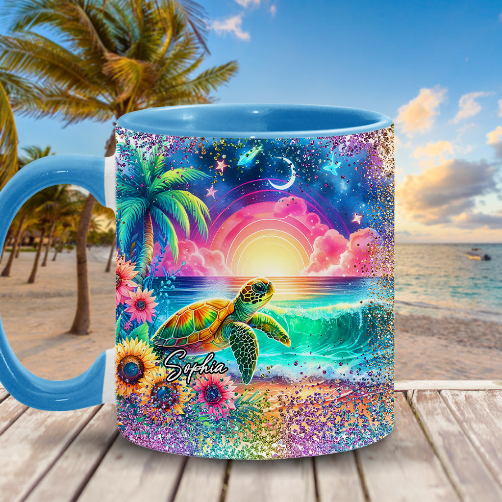 Love Turtles - Personalized Turtle Accent Mug