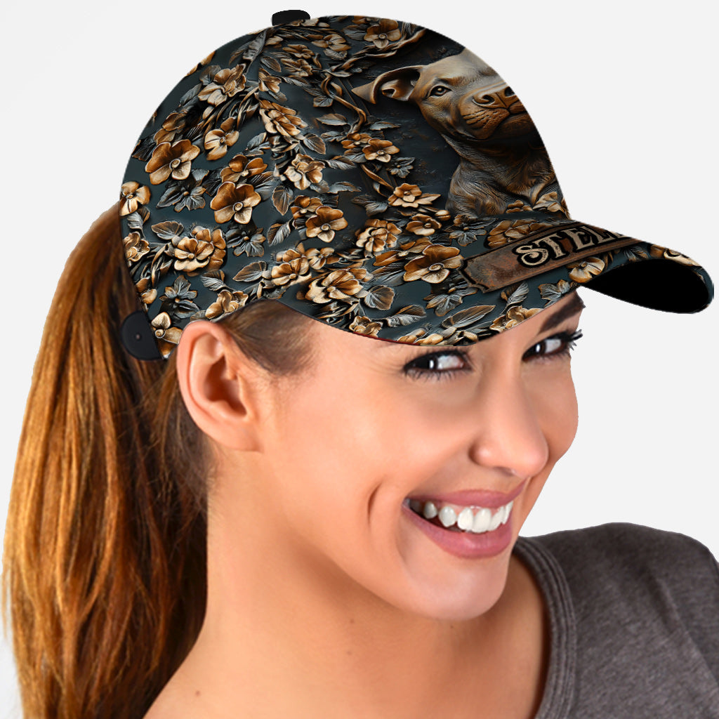 Strong Pitbull - Personalized Dog Classic Cap