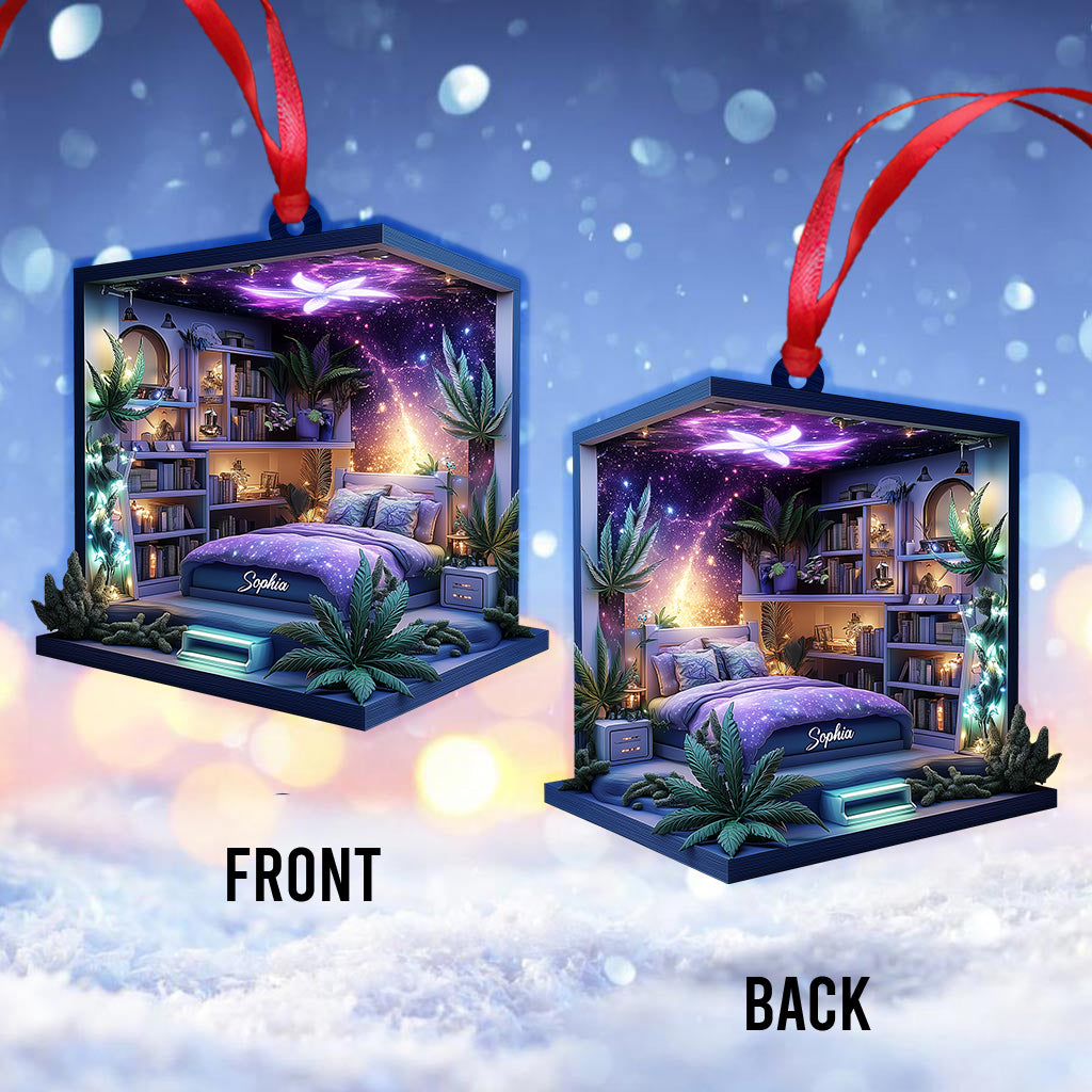 Magic Leaf Room - Personalized Weed Ornament