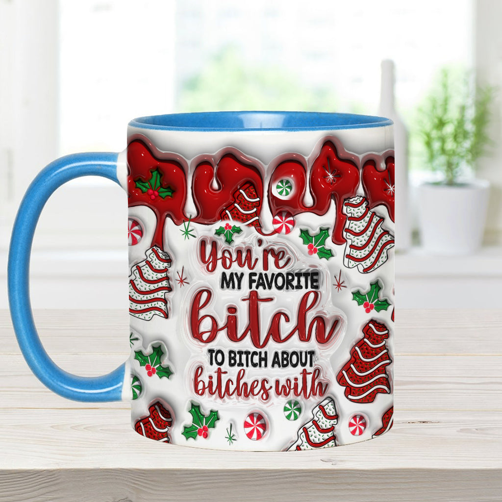 Best Bitches - Personalized Bestie Accent Mug