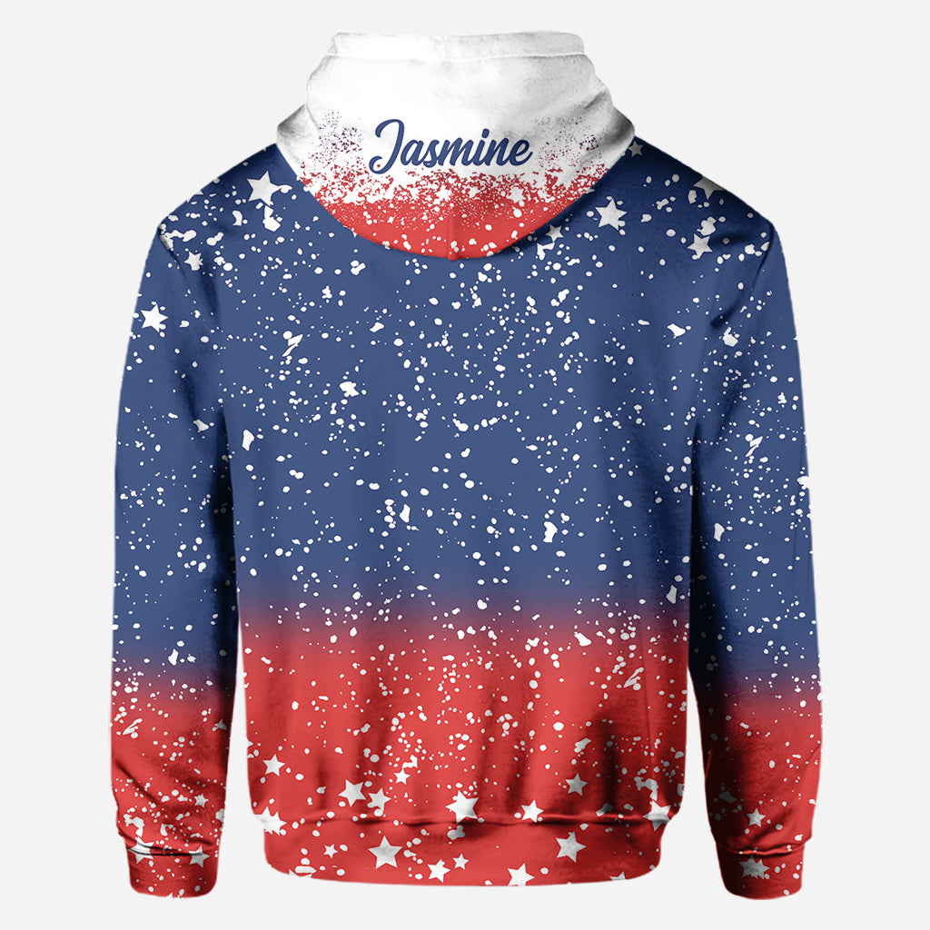 Horse Independence Day Pattern - Personalized Horse All Over Shirt