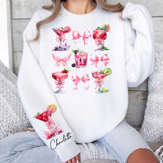 Save Water Drink Cocktails Coquette Girly - Personalized Cocktail All Over Shirt