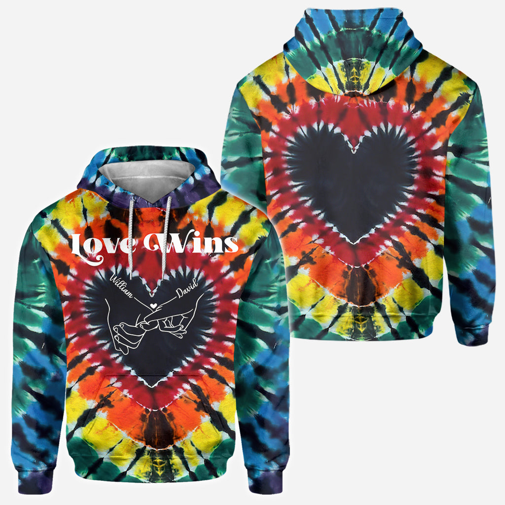 Love Wins - Personalized LGBT Support All Over Shirt