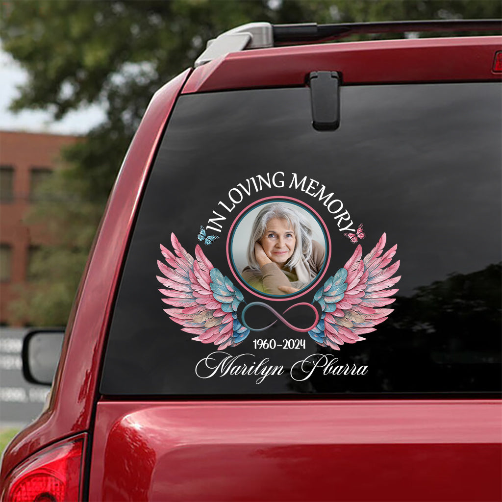 In Loving Memory - Personalized Memorial Decal Die Cut
