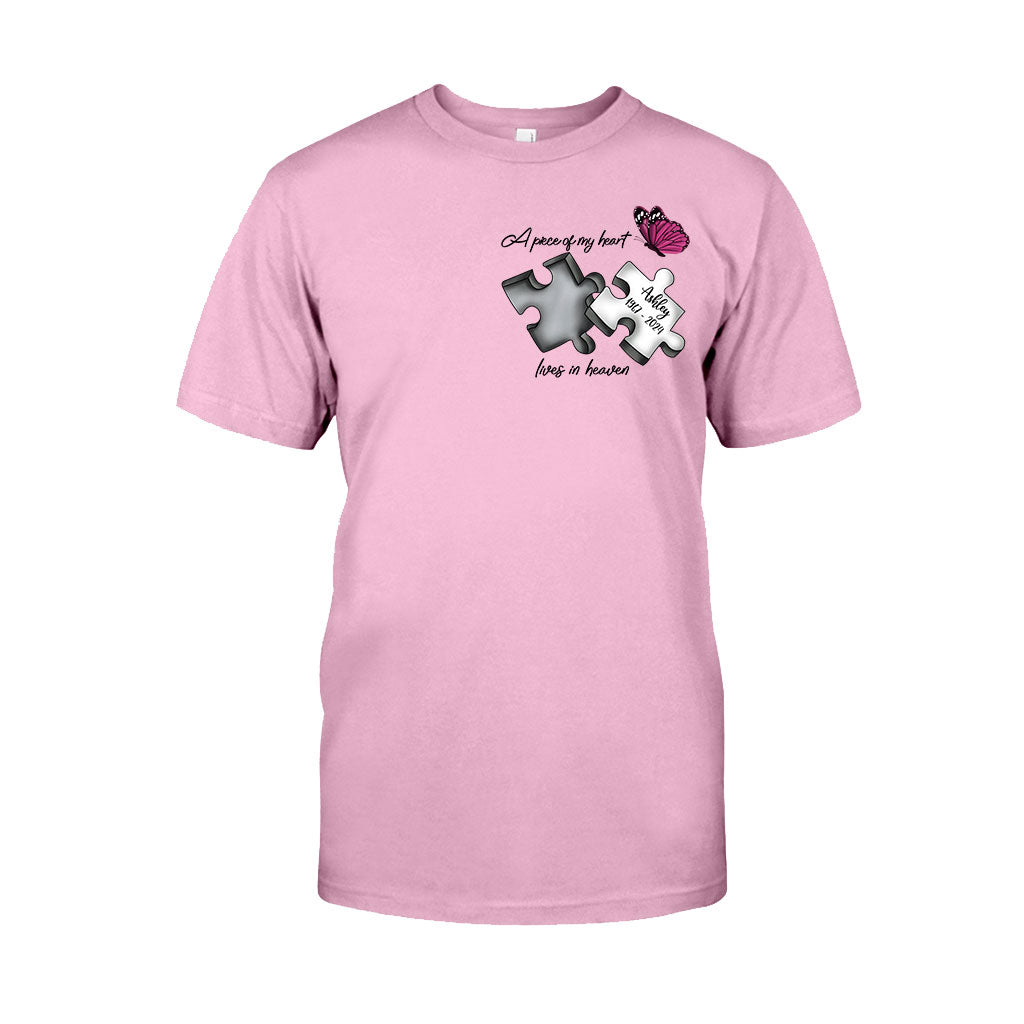 Always On My Mind Forever in My Heart - Personalized Memorial T-shirt And Hoodie