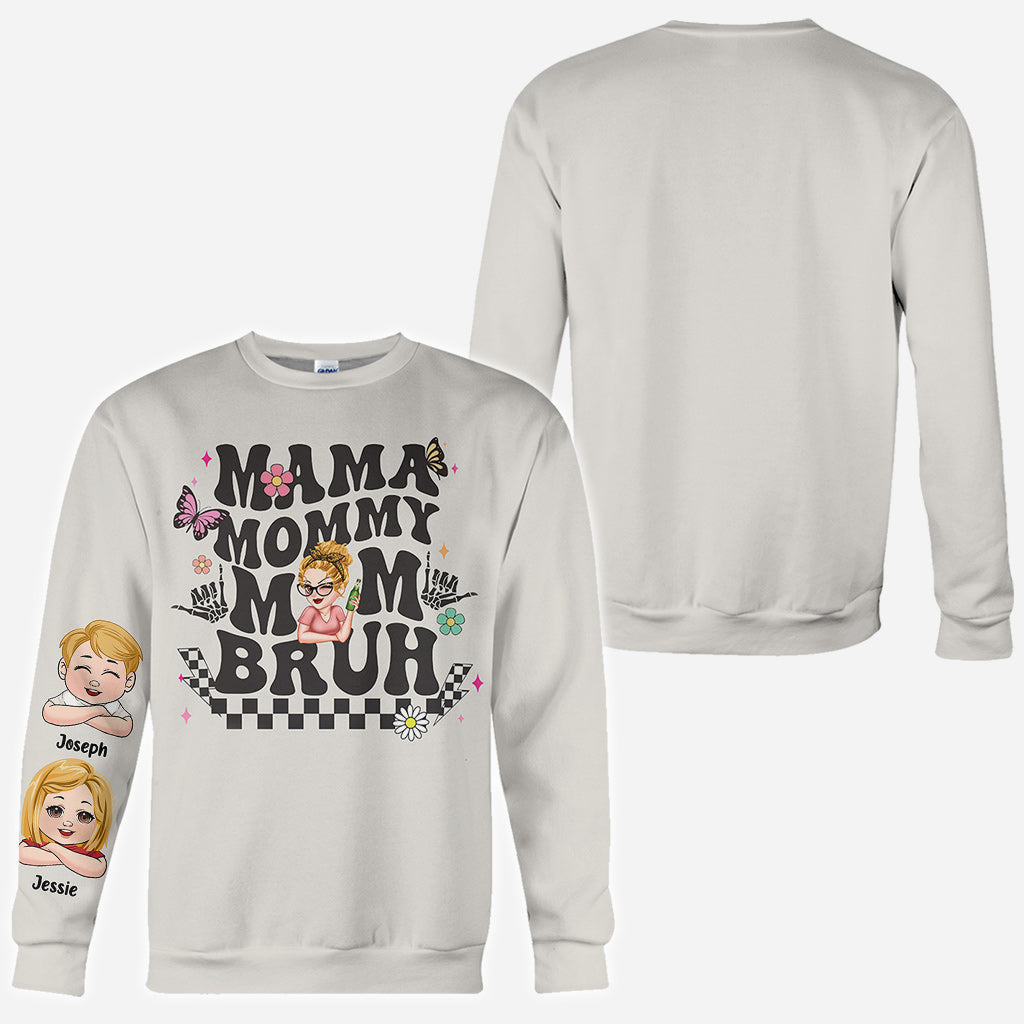 Mama Mommy Mom Bruh - Personalized Mother All Over Shirt