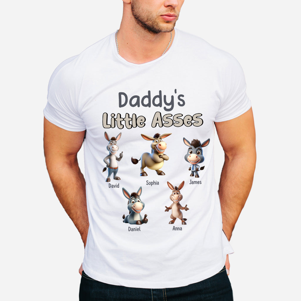 Daddy's Little Cuties - Personalized Father T-shirt And Hoodie