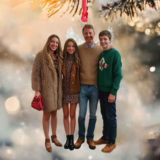 Any Photo Custom Onament - Personalized Family Custom Shaped Ornament