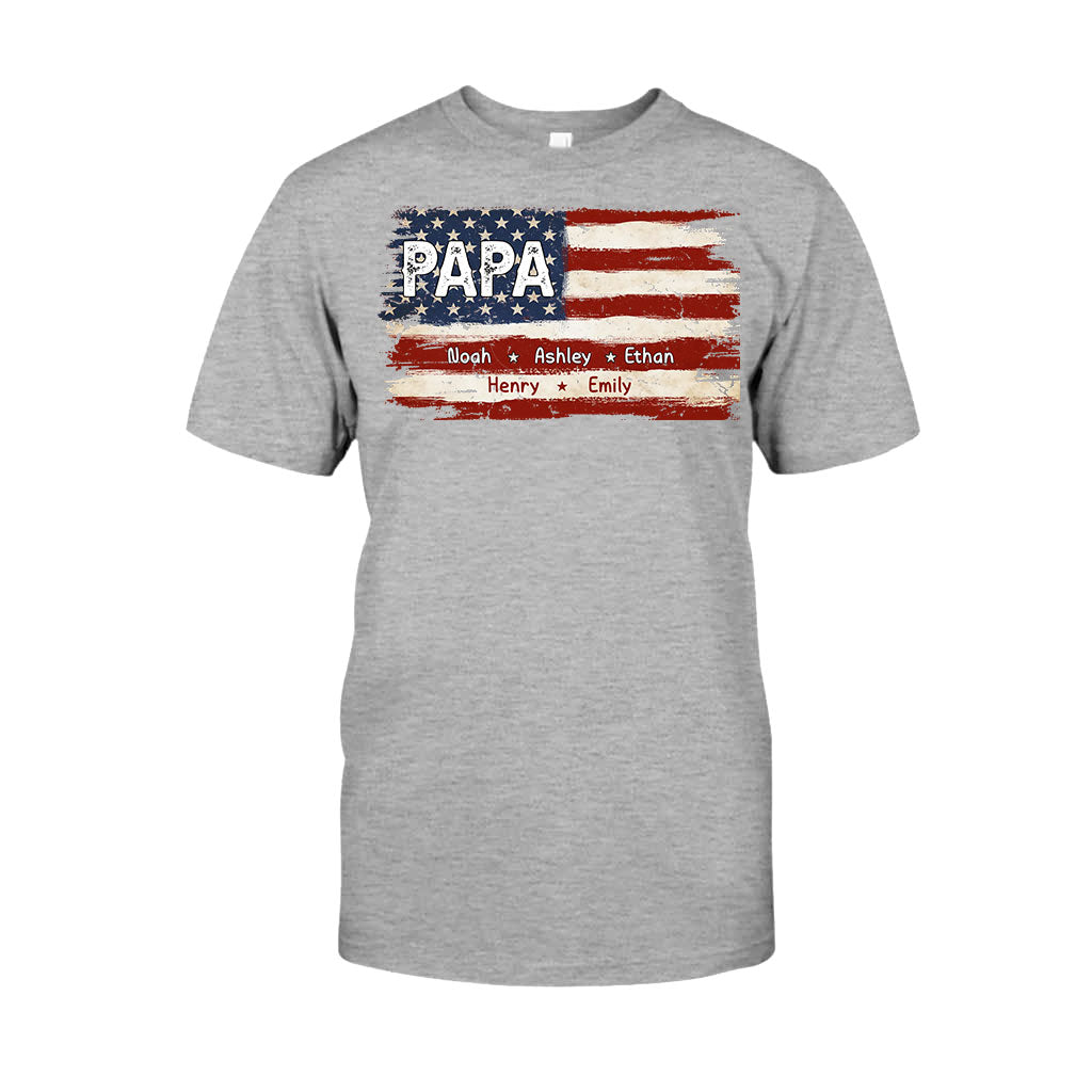 Dad's Life 4th Of July - Personalized Father T-shirt And Hoodie