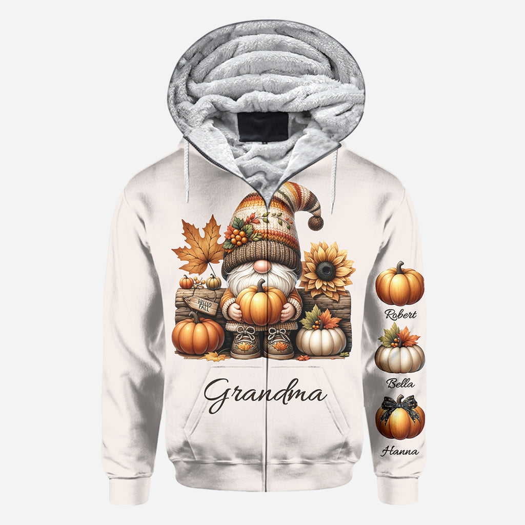 Grandma's Little Pumpkins - Personalized Grandma All Over Shirt