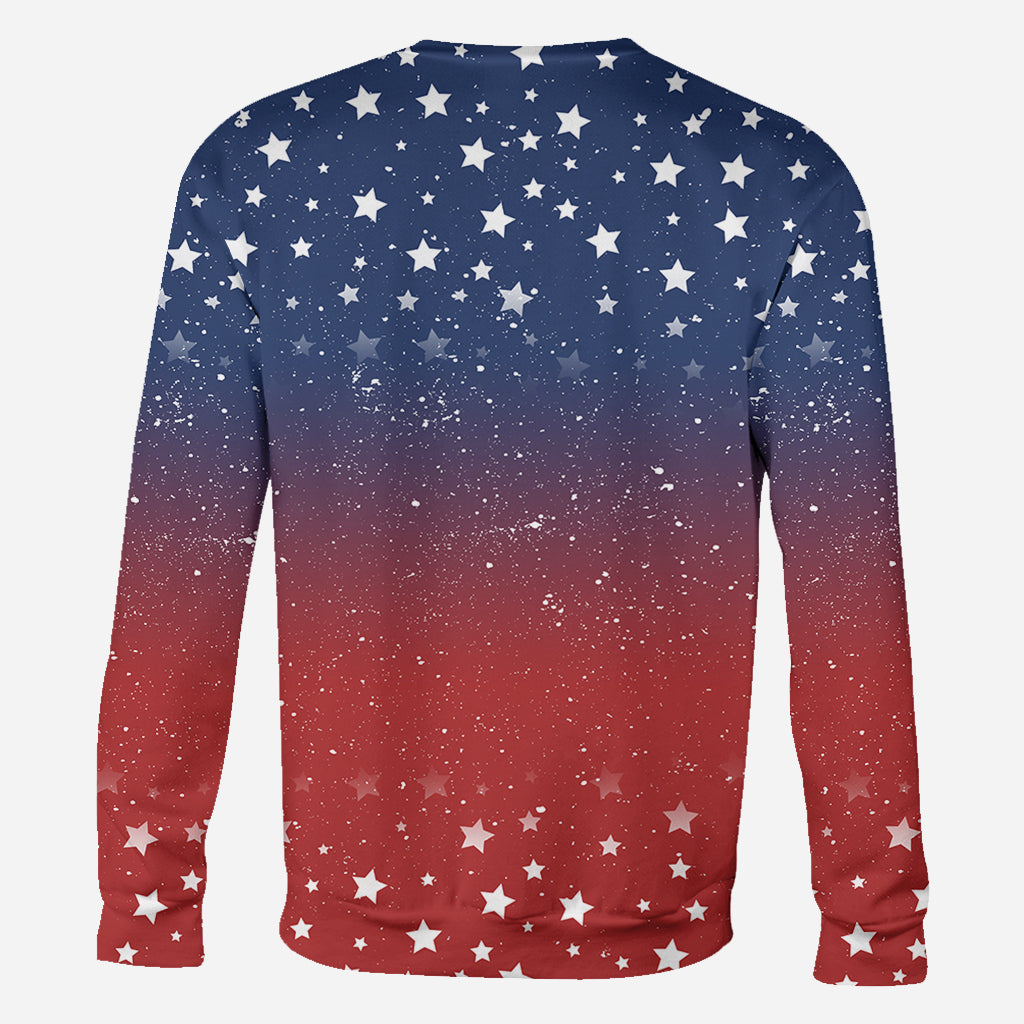 First Mom Now Grandma - Personalized Grandma All Over Shirt