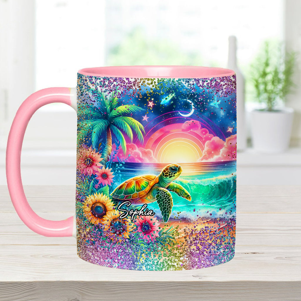 Love Turtles - Personalized Turtle Accent Mug