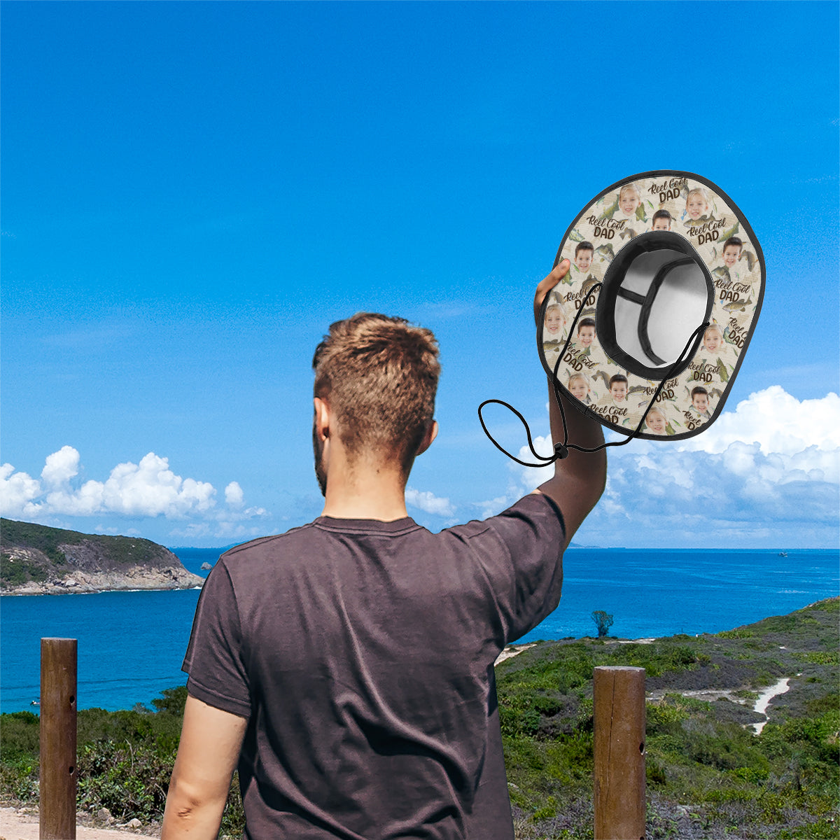 Reel Cool Dad - Personalized Fishing Boonie Hat