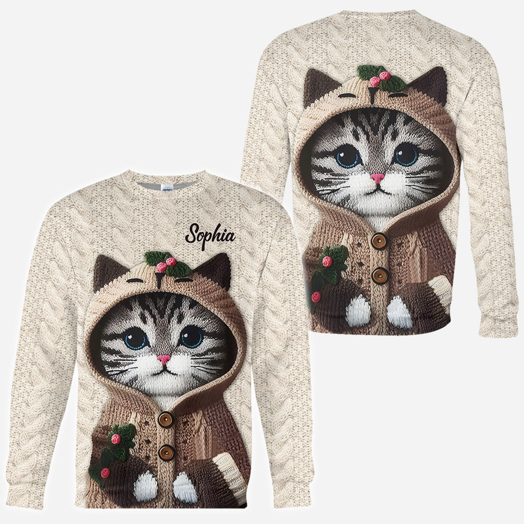 Cute Cat - Personalized Cat All Over Shirt