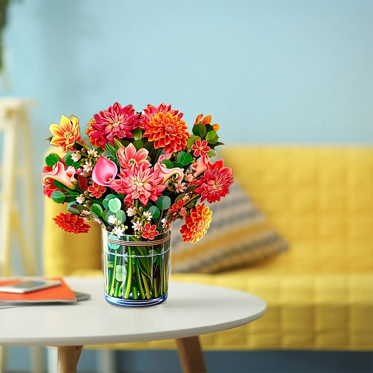 Best Flower For The Best Woman - 3D Pop-Up Card