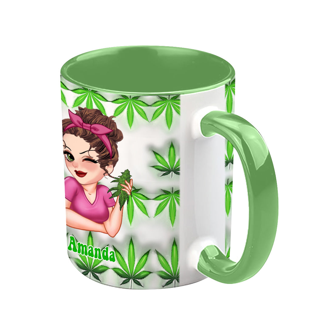 It's 420 Somewhere - Personalized Weed Accent Mug
