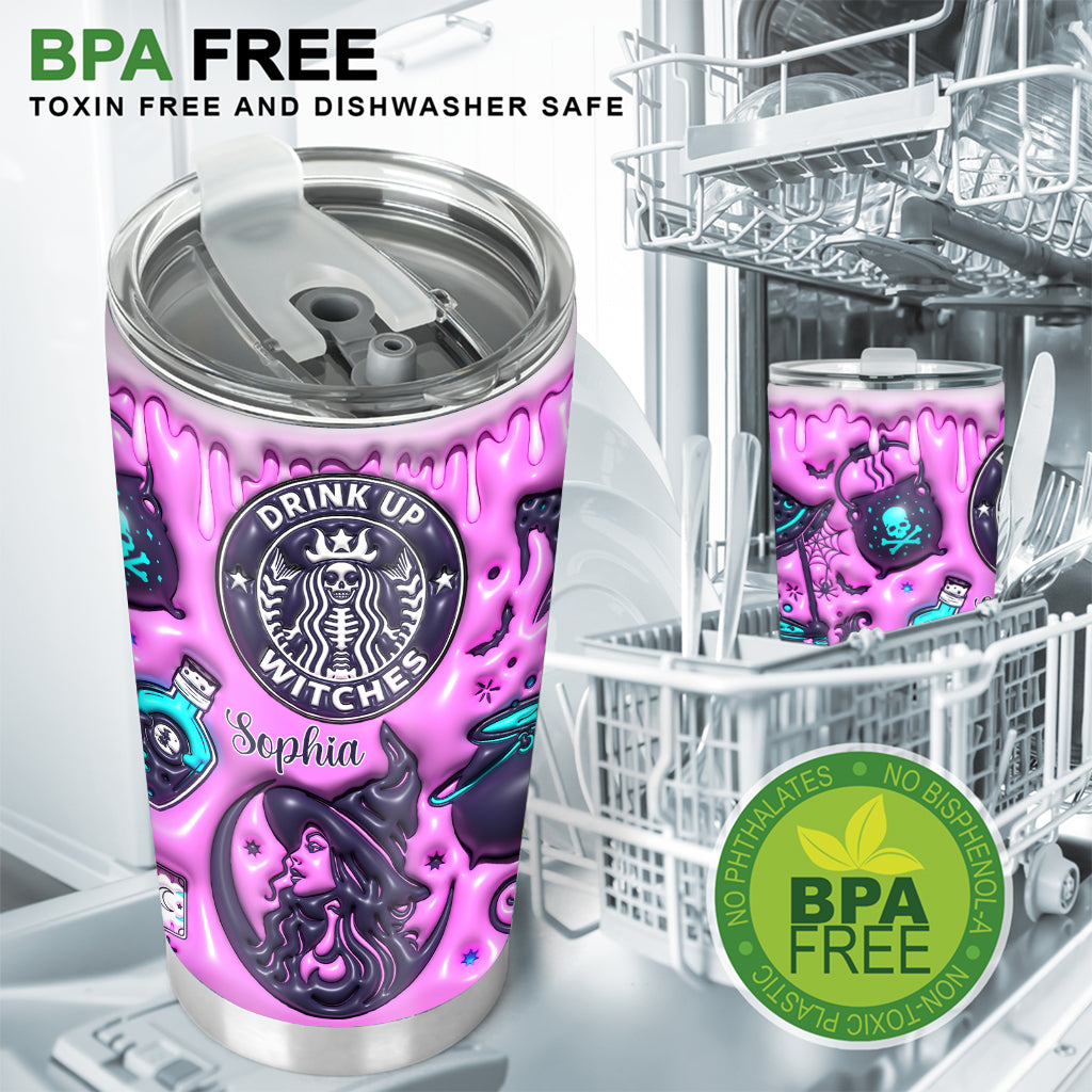 Drink Up Witches - Personalized Witch Tumbler