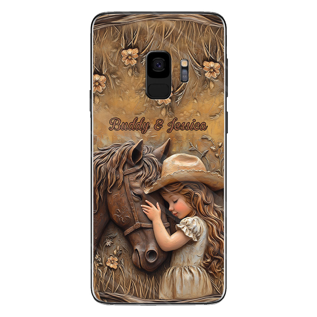 Just A Girl Who Loves Horse - Personalized Horse Clear Phone Case