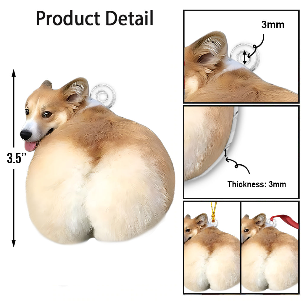 Any Photo Ornament - Personalized Dog Custom Shaped Ornament