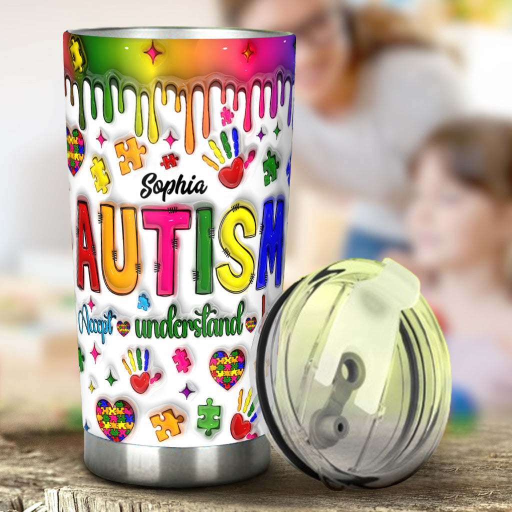 Autism Awareness - Personalized Autism Awareness Tumbler