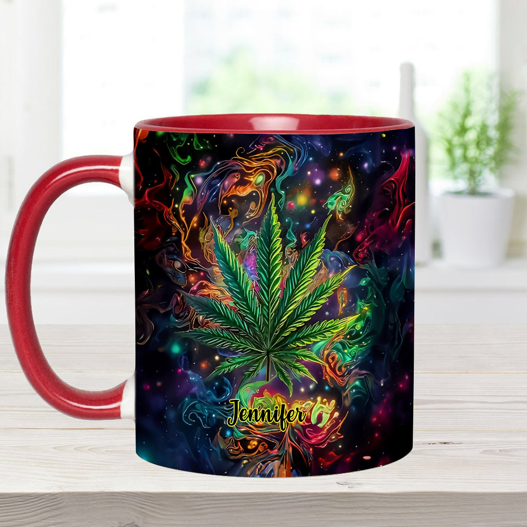 Stoner Chick - Personalized Weed Accent Mug