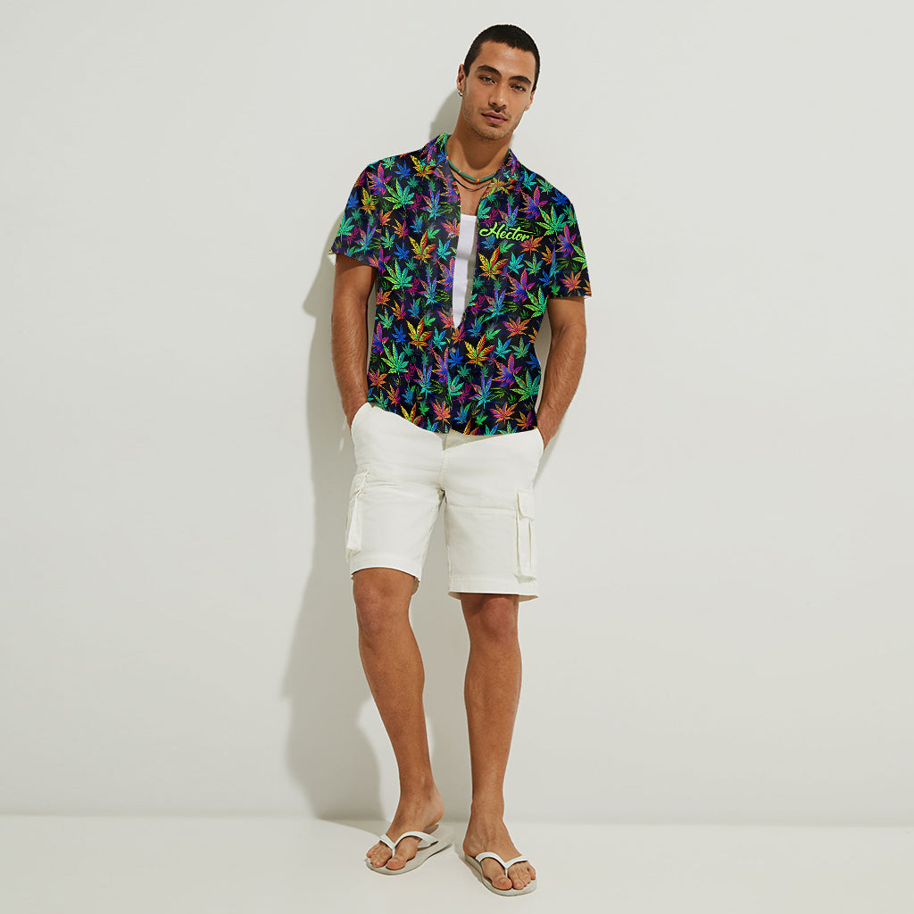 Colorful 420 - Personalized Weed Hawaiian Shirt