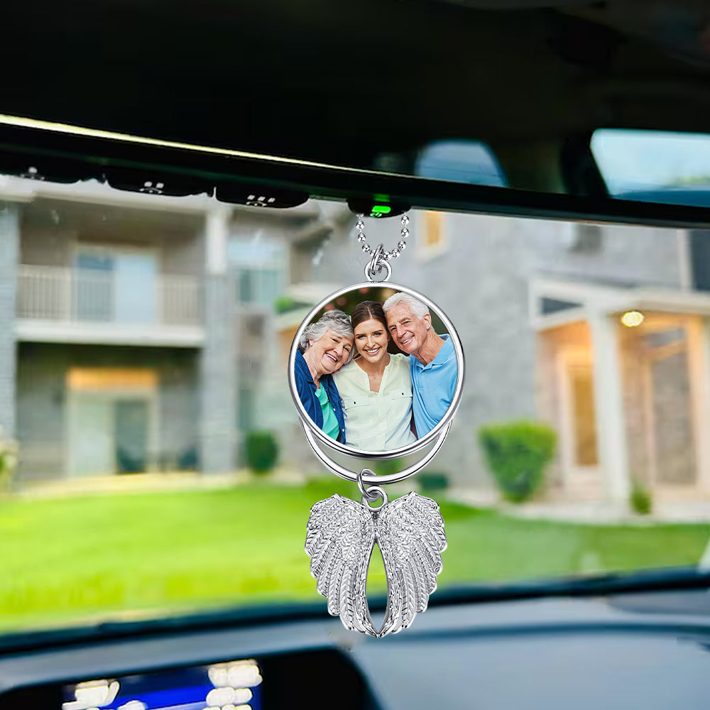 My Mind Still Talks To You - Personalized Memorial Wings Ornament