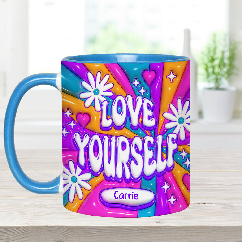 Love Yourself - Personalized Accent Mug