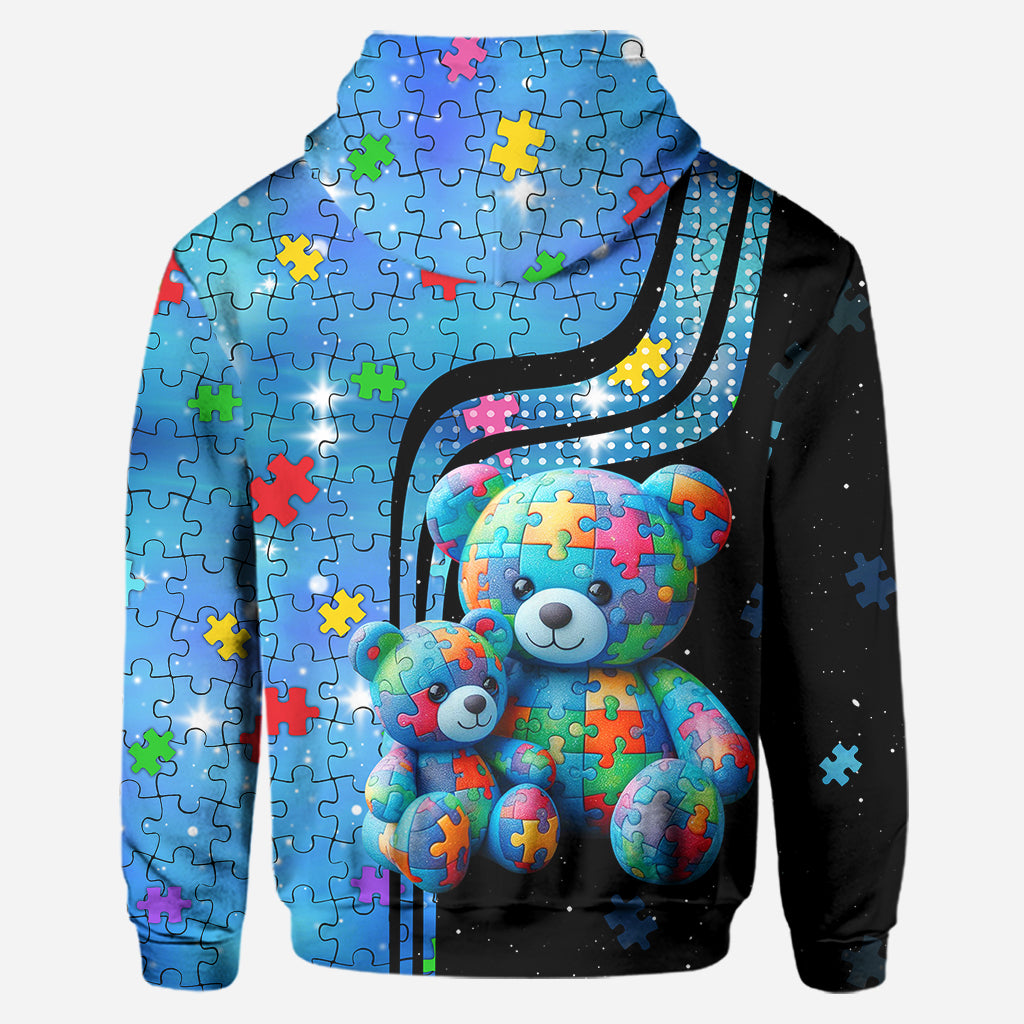 Mama Bear Autism Awareness Hoodie and Leggings