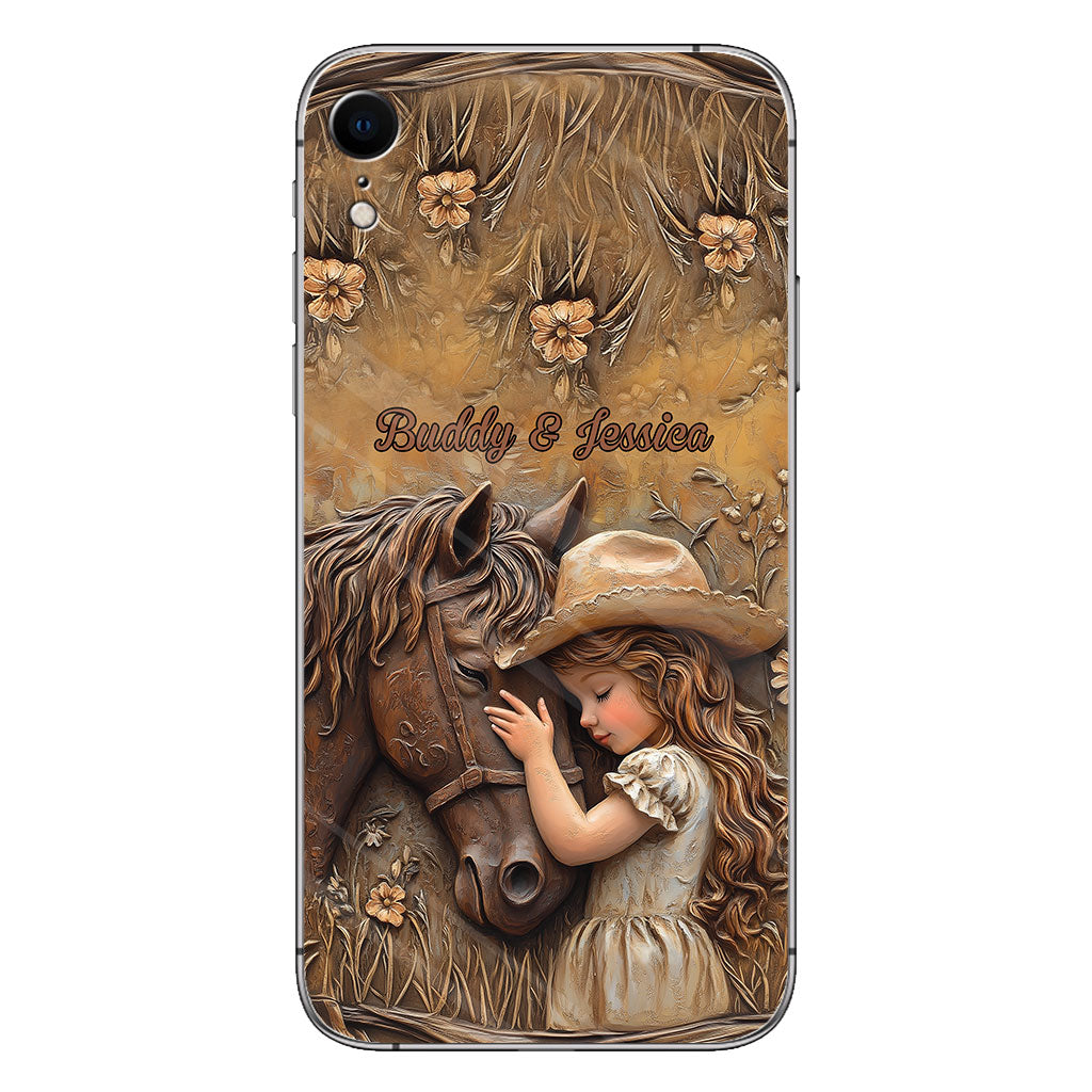 Just A Girl Who Loves Horse - Personalized Horse Clear Phone Case