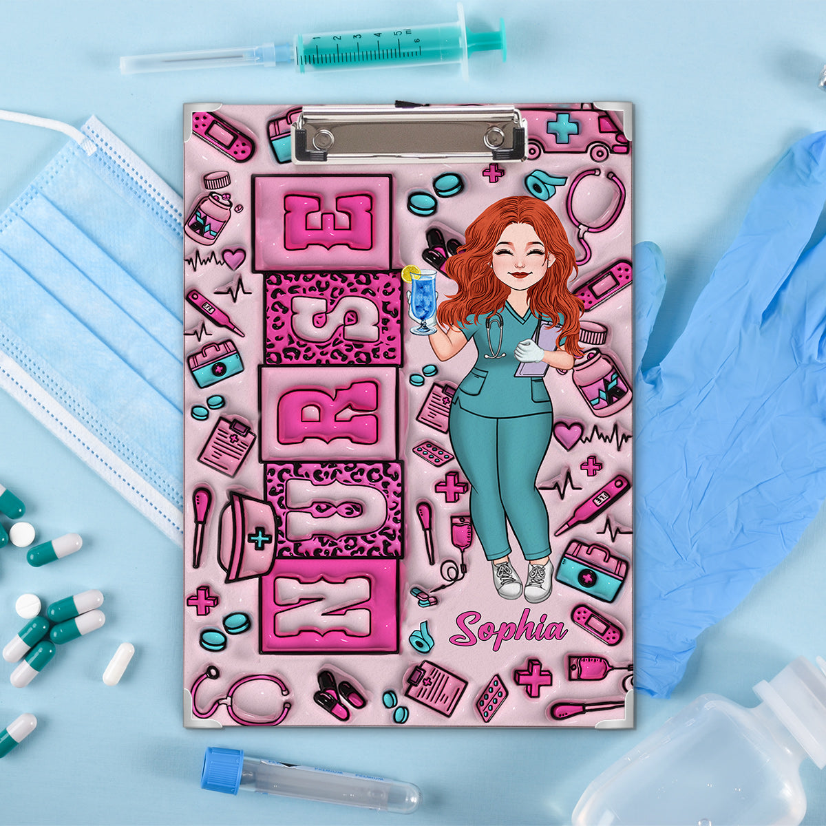 Nurse Life - Personalized Nurse Clipboard
