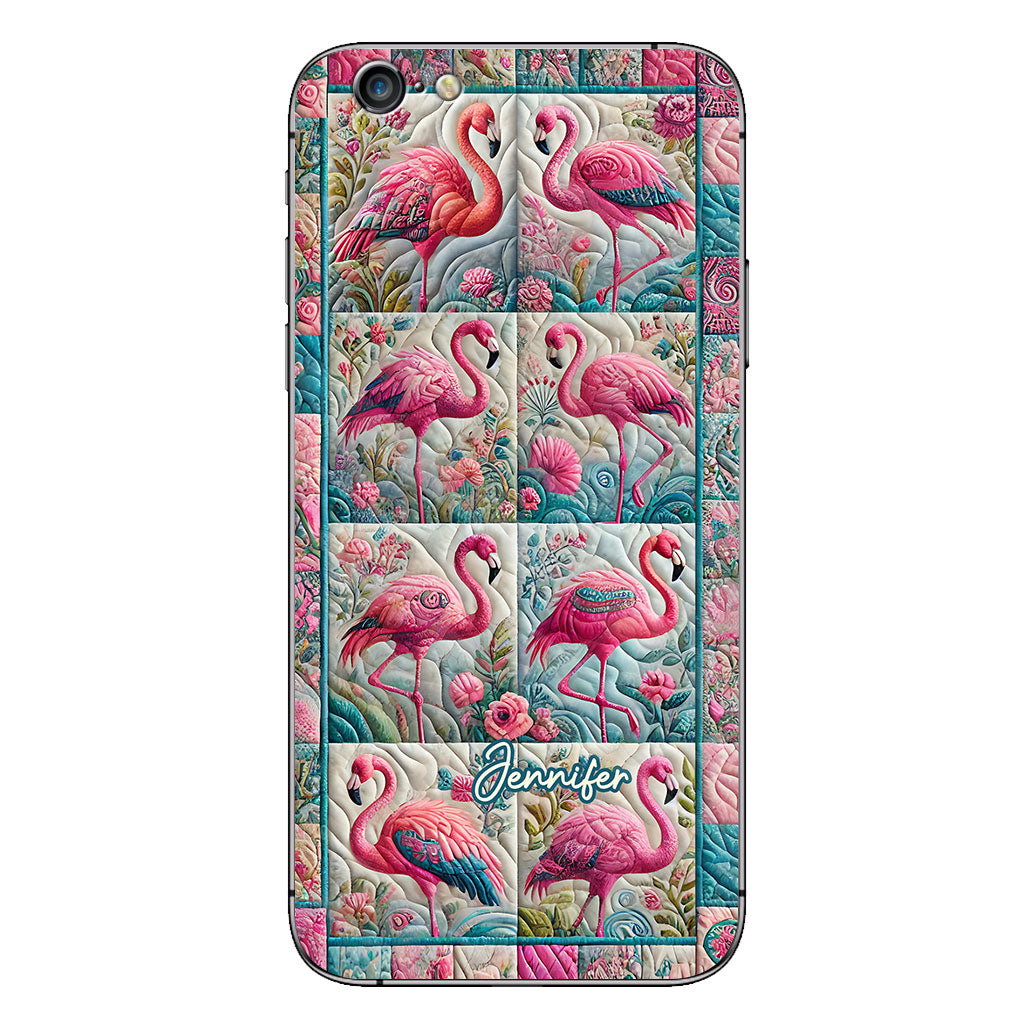 Vintage Flamingo - Personalized Flamingo Phone Case
