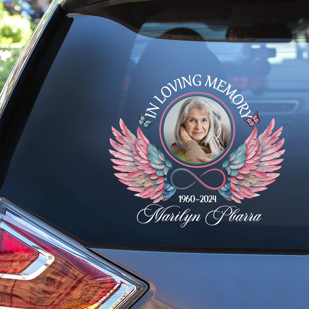 In Loving Memory - Personalized Memorial Decal Die Cut