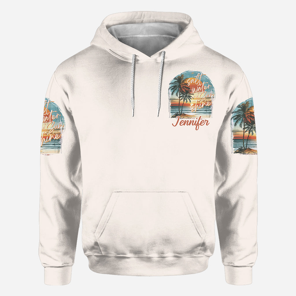 Salt Water Sunshine - Personalized Sea Lover All Over Shirt