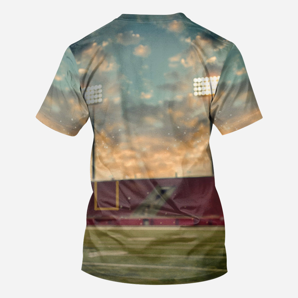 Pround Mom/ Dad/... Game Day & Everyday - Personalized Football All Over Shirt