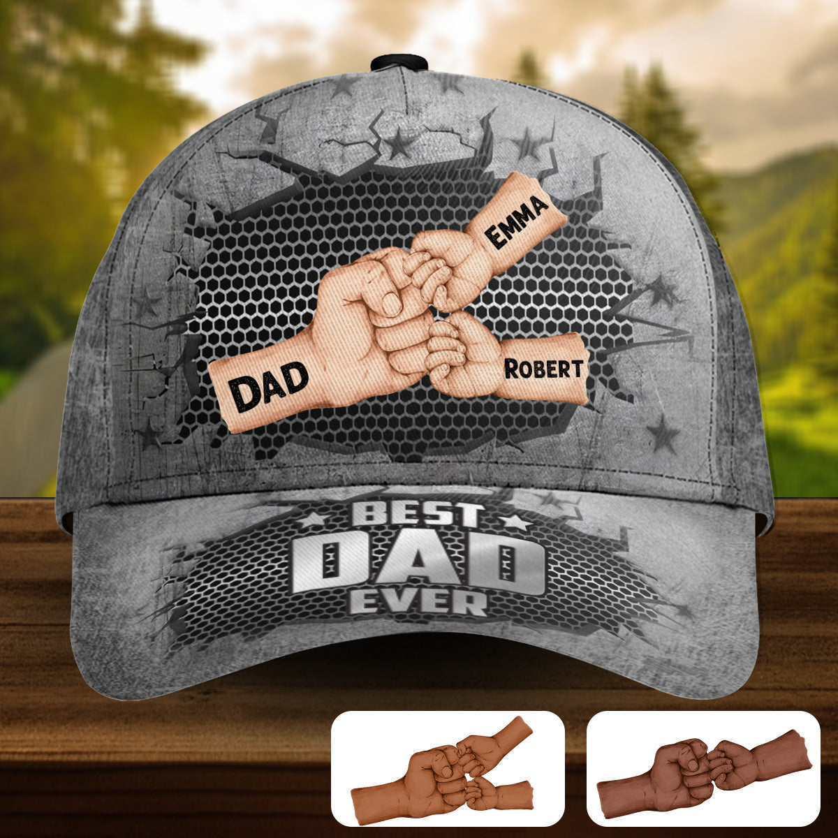 Best Dad Ever - Personalized Father Classic Cap