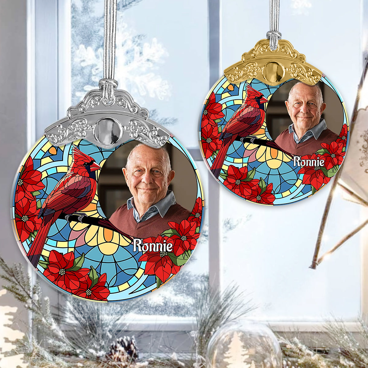 We Miss You - Personalized Memorial Vintage Ornament