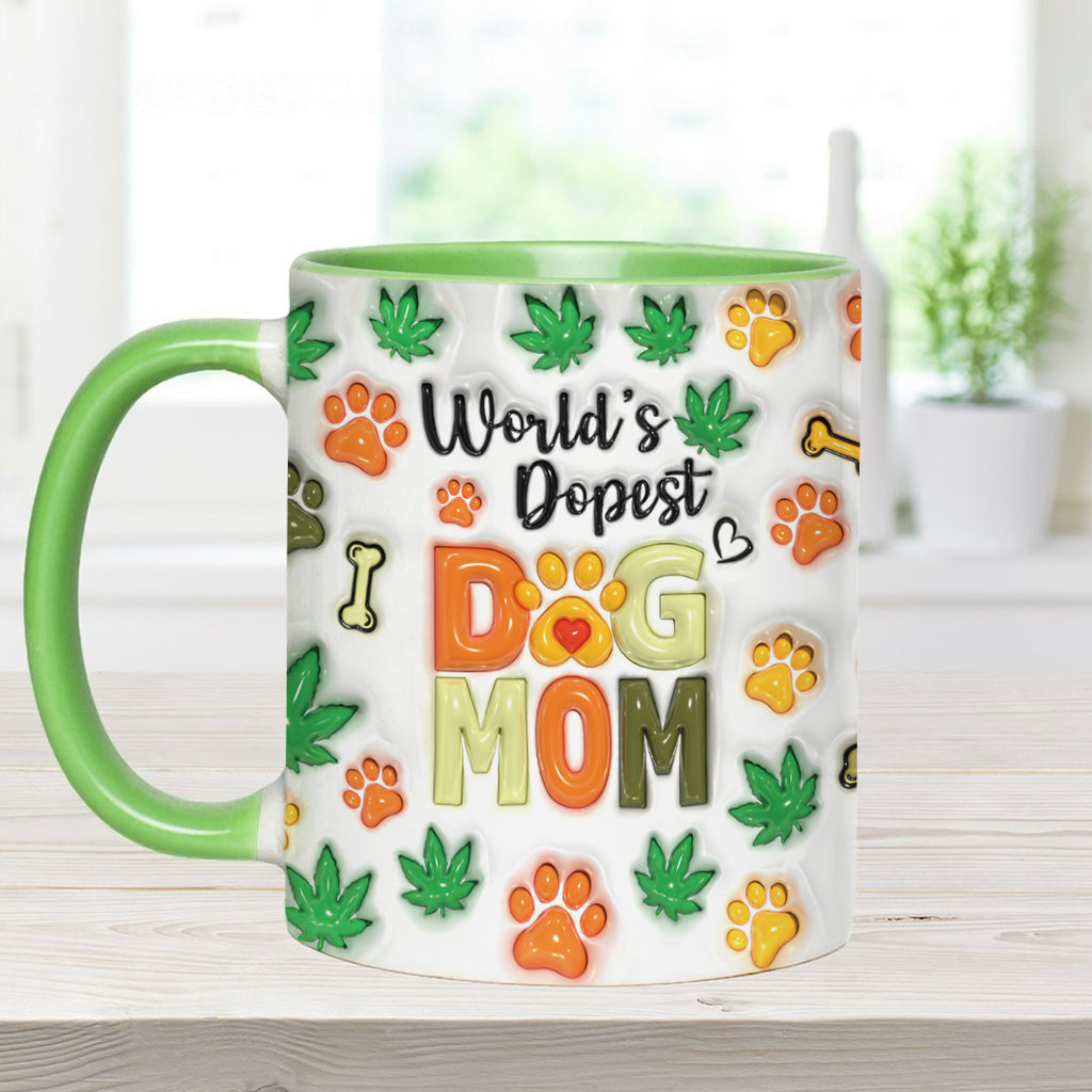 World's Dopest Pet Parent - Personalized Weed Accent Mug